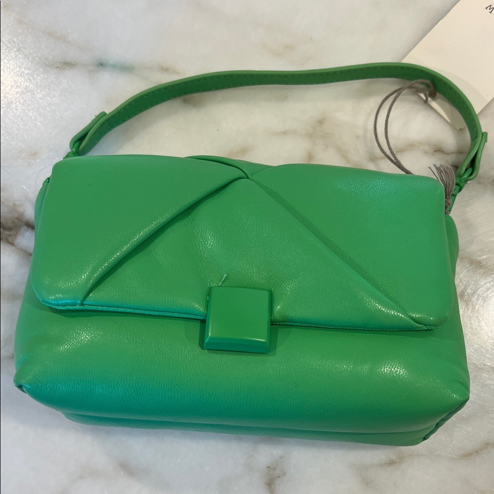 a new day Vibrant Green Shoulder Bag